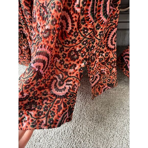 NWOT A.L.C. Women's Brown Bryce Silk Blouse Top Sz 4, $375 B9 - Picture 3 of 7